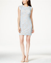 Thumbnail for your product : City Triangles City Studios Juniors' Glittered Lace Sheath Dress