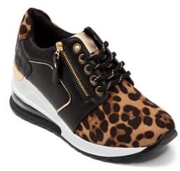 crocs leopard sneakers