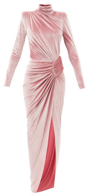 alexandre vauthier pink dress