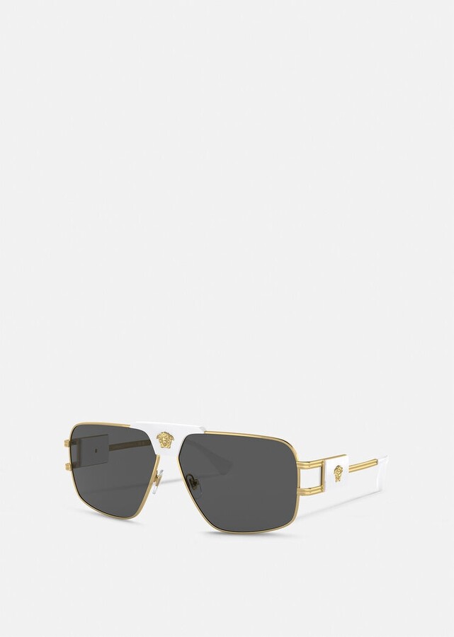 Versace Special Project Aviator Sunglasses - ShopStyle
