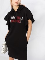 Thumbnail for your product : Love Moschino Ruffled Hoodie Dress