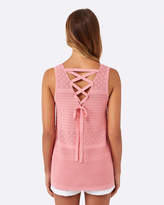 Thumbnail for your product : Forever New Tamika Lace Up Back Tank