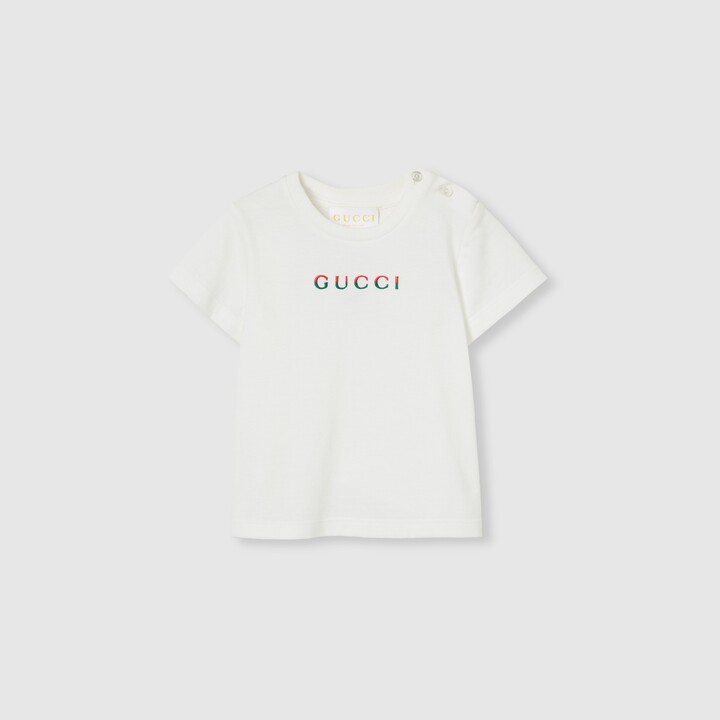 Gucci Baby cotton T-shirt with embroidery
