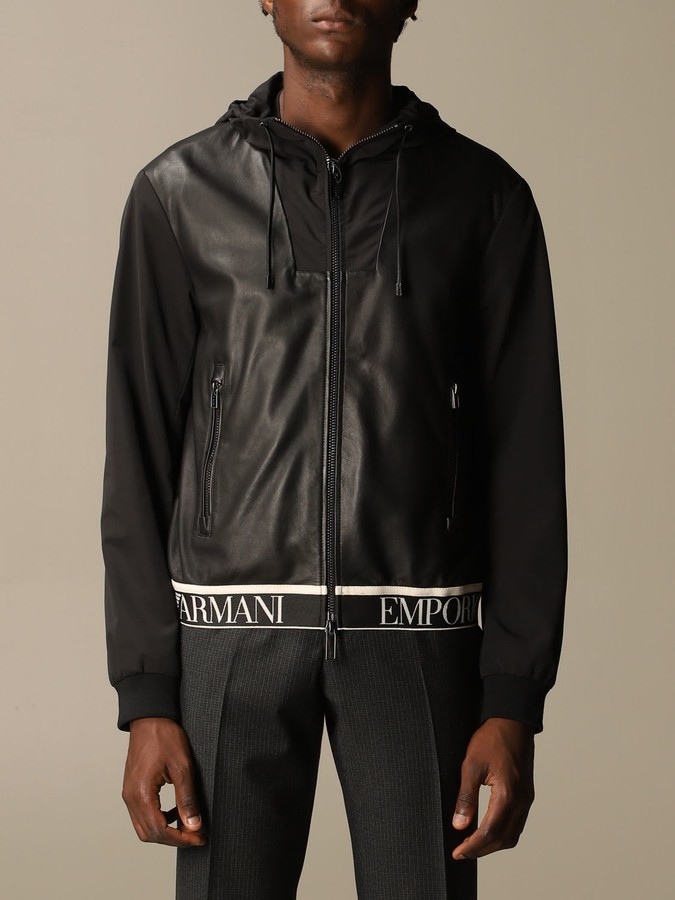armani leather jacket price