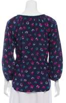 Thumbnail for your product : Rebecca Taylor Silk Printed Blouse