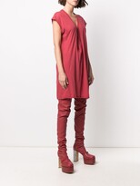 Thumbnail for your product : Rick Owens plunging V-neck T-shirt dress