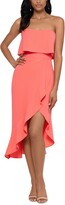 Thumbnail for your product : Xscape Evenings Crepe Bustier Ruffle Skirt Dress