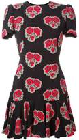 Thumbnail for your product : Alexander McQueen poppy print ruffle dress