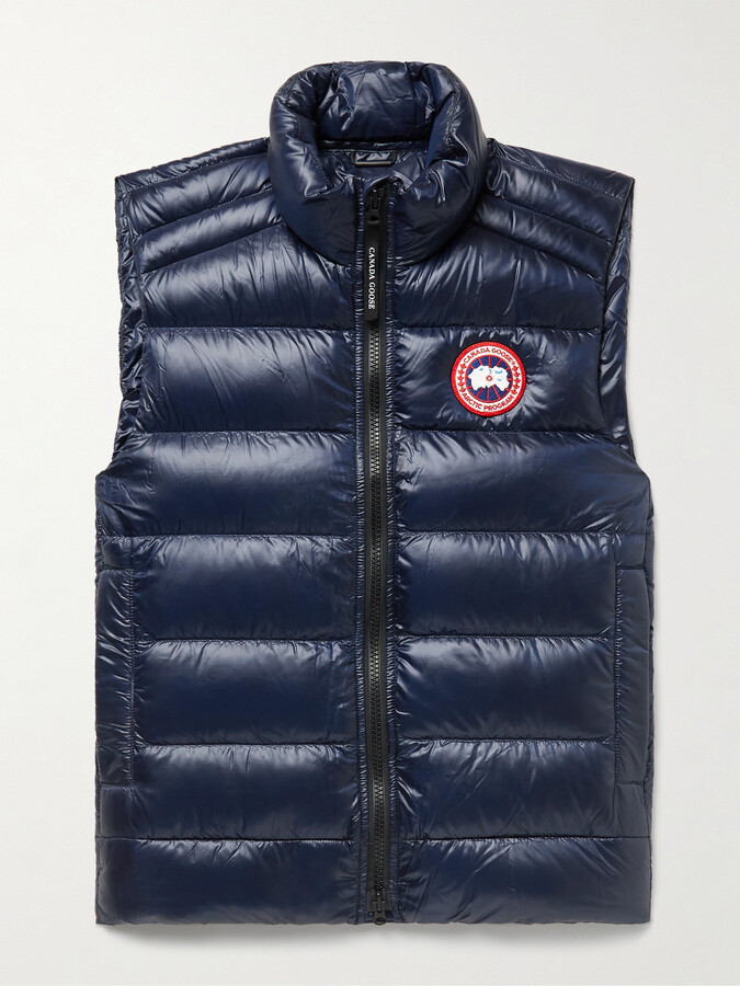 Canada Goose Crofton Slim-Fit Quilted Recycled Nylon-Ripstop Down Gilet