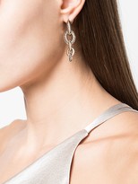Thumbnail for your product : John Hardy Classic Chain Knife Edge Interlink Long drop earrings