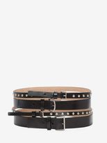 Thumbnail for your product : Alexander McQueen Multi-Strap Studded Belt
