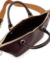 Thumbnail for your product : Chloé Baylee Medium Calfskin Satchel Bag, Purple/Brown