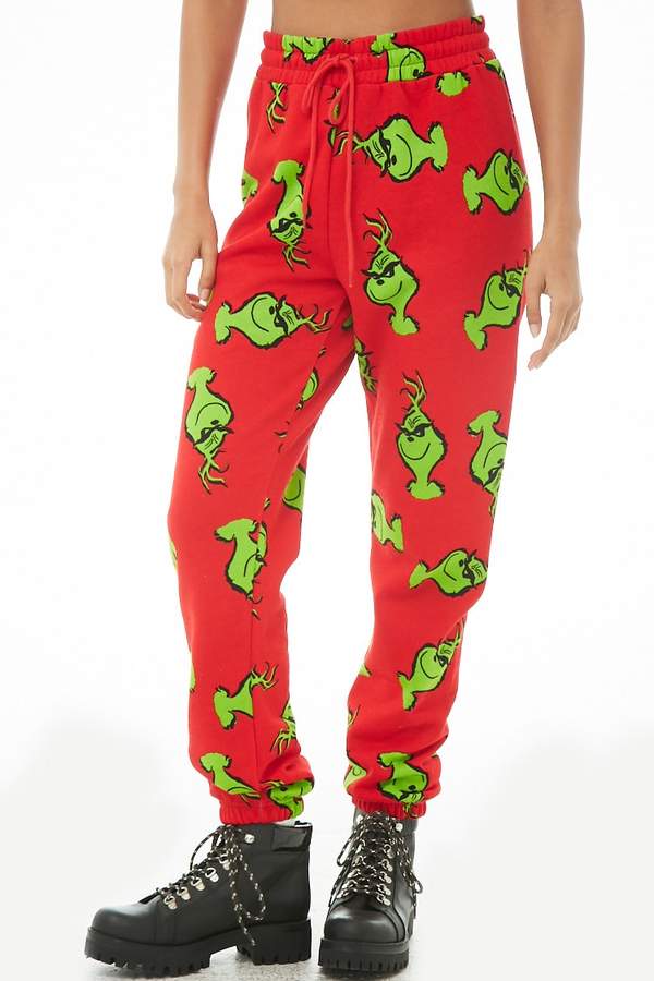 Forever 21 The Grinch Print Joggers ShopStyle Activewear