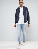 Thumbnail for your product : Pull&Bear Bomber Jacket In Navy