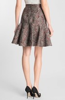 Thumbnail for your product : Dolce & Gabbana Jewel Button Flared Brocade Skirt