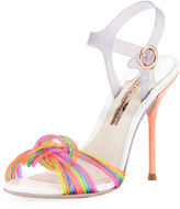 Thumbnail for your product : Webster Sophia Coralie Ankle-Wrap Jelly Sandal, Multi