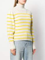 Thumbnail for your product : Etoile Isabel Marant knit striped turtleneck jumper