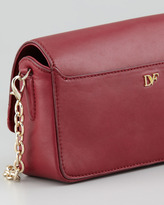 Thumbnail for your product : Diane von Furstenberg Flirty Leather Mini Crossbody Bag, Cherry
