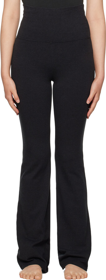 SKIMS Black Outdoor Foldover Bootcut Leggings - ShopStyle Activewear Pants