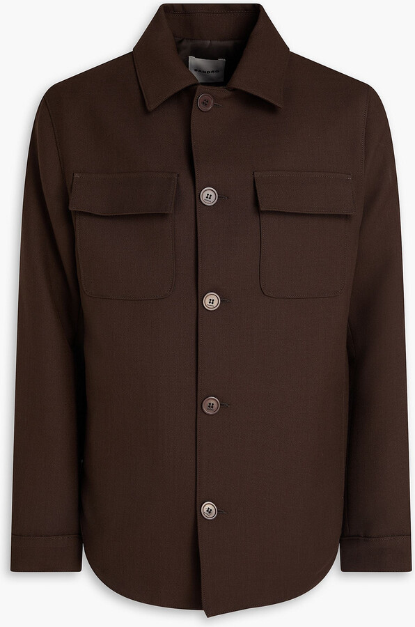 Sandro Check Jacket ShopStyle