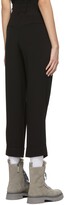 Thumbnail for your product : Brunello Cucinelli Black Silk Slim Trousers