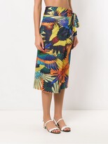 Thumbnail for your product : Lygia & Nanny printed Orixa beach cover-up