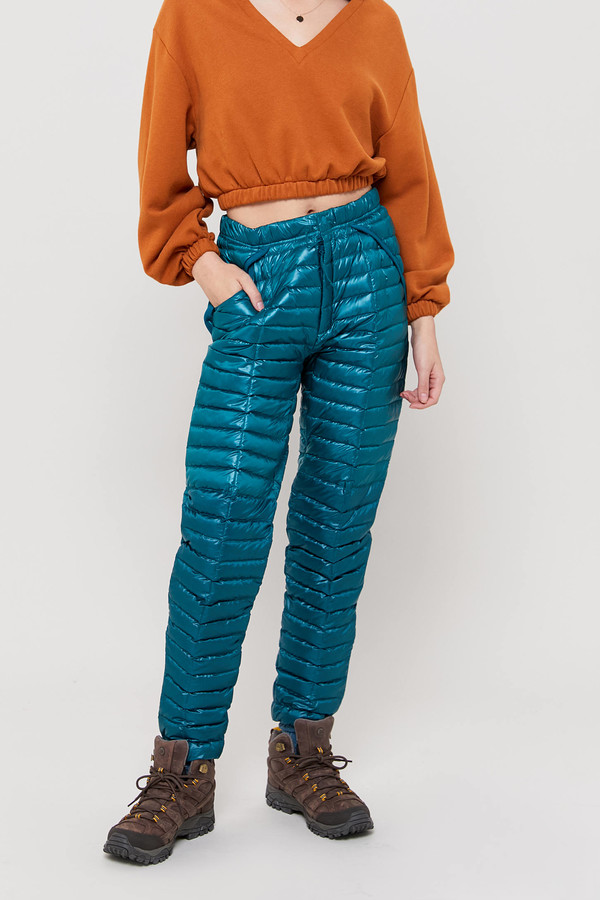quilted down pants