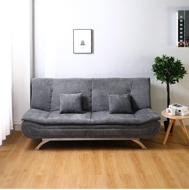 Living and Home 2Seat Convertibles Sofa Bed with Cushions ShopStyle