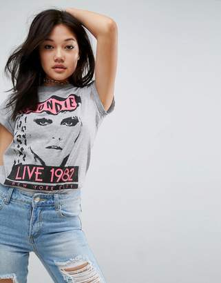 ASOS T-Shirt With Blondie Poster Print