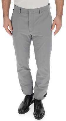 Prada Straight Leg Strap Cuff Trousers - ShopStyle Pants
