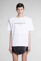 T-shirt In White Cotton 