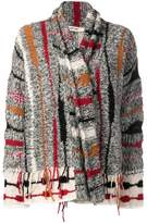 Thumbnail for your product : Damir Doma striped frayed cardigan