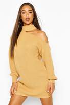 Thumbnail for your product : boohoo Cut Out Knitted Dress