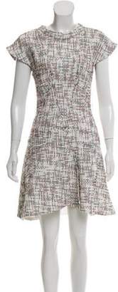Chanel Tweed A-Line Dress White Tweed A-Line Dress