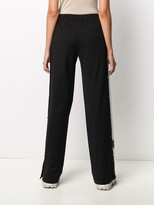 Thumbnail for your product : Unravel Project Side-Stripe Wide-Leg Track Pants