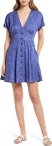 Thumbnail for your product : Marine Layer Camila Floral Print A-Line Minidress
