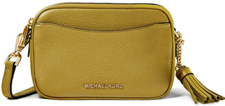 MICHAEL Michael Kors Tasseled Pebbled-leather Shoulder Bag