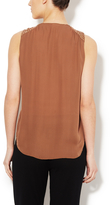 Thumbnail for your product : L'Agence Armored Beaded Sleeveless Top
