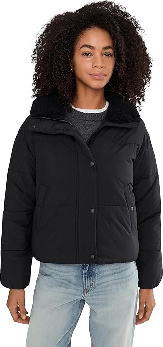 Levi's Western Puffer Jacket Women's Jacket Almond : SM, Nylon Coats