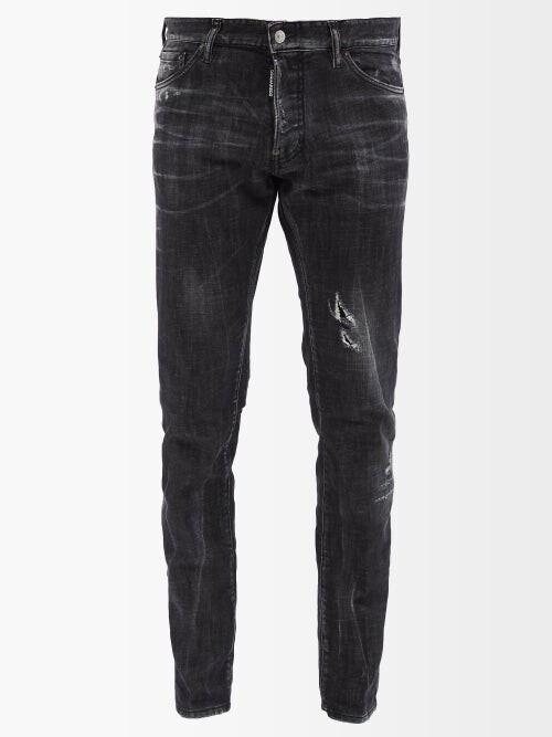 dsquared jeans black mens