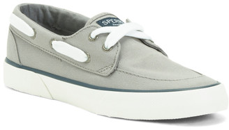 canvas slip on boat shoes