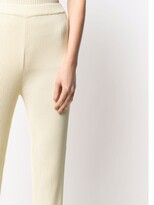 Thumbnail for your product : Áeron Egon ribbed-knit flared trousers