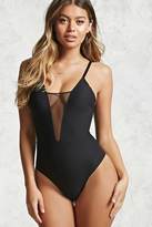 Thumbnail for your product : Forever 21 Mesh Cutout Bodysuit