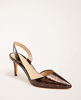Thumbnail for your product : Ann Taylor Kerry Tortoiseshell Print Patent Pumps