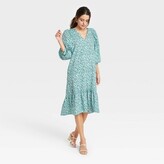 Thumbnail for your product : A New Day Women's Long Sleeve Ruffle Hem Dress