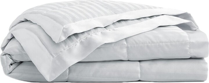 UNIKOME All Seasons Down Alternative Bed Blanket with Satin Trim