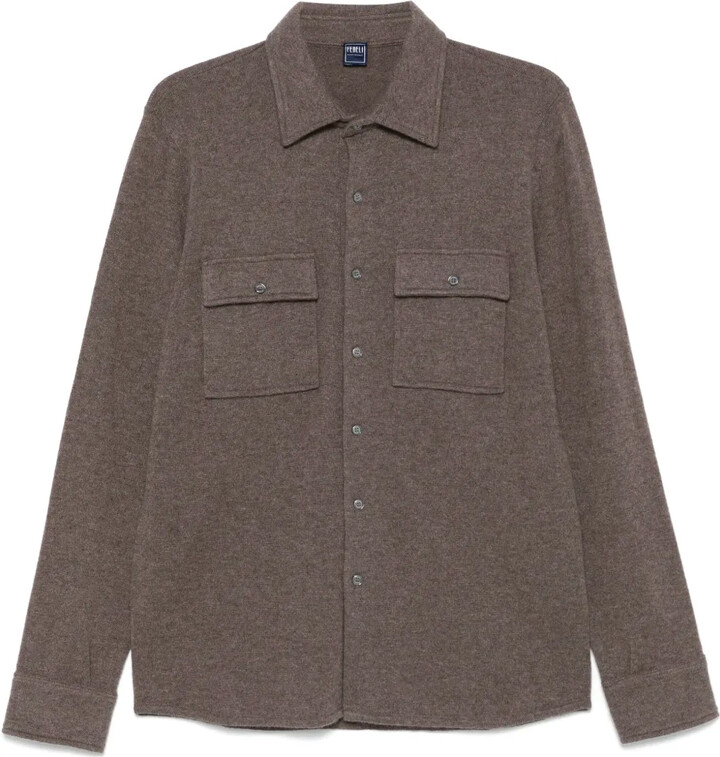 Fedeli Corviglia cashmere overshirt