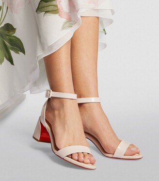 Christian Louboutin Miss Sabina Patent Sandals 55 - ShopStyle