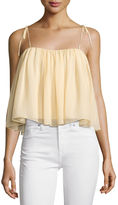 Thumbnail for your product : Elizabeth and James Taura Tie-Shoulder Crop Top