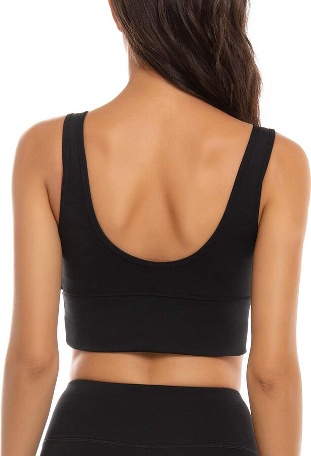 XUNYU Women Longline Sports Bra Workout Tank Tops Strappy Criss Cross Crop  Fitness Gym Yoga Running Shirts